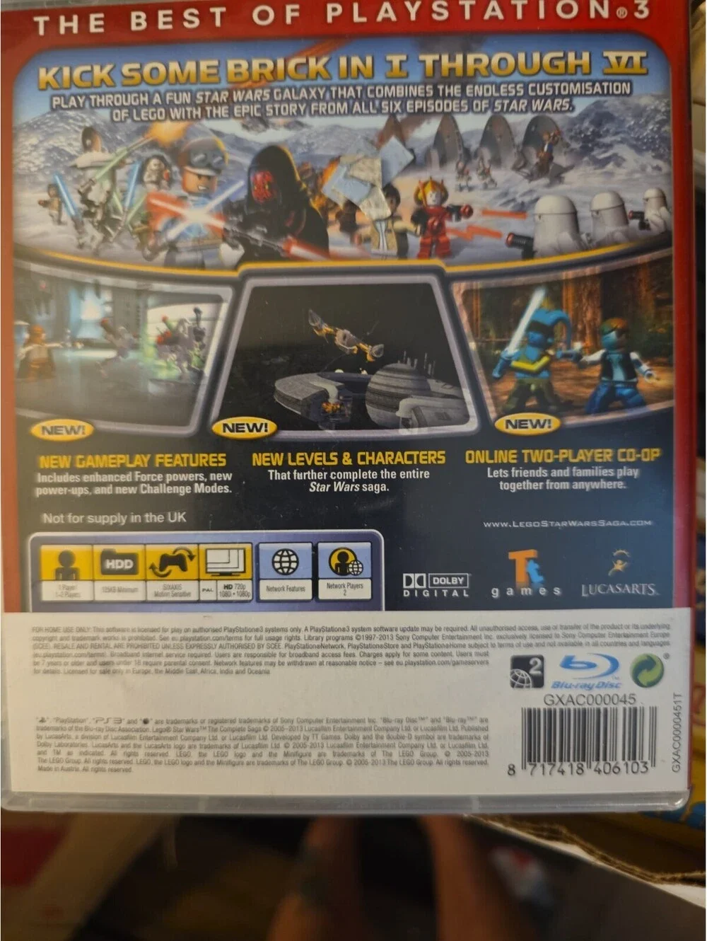 LEGO Star Wars PS3 Complete Saga PlayStation 3 - VIDEO GAME